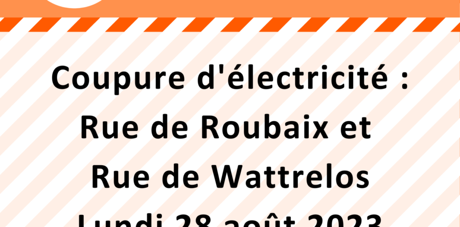 Coupure d’électricité programmée