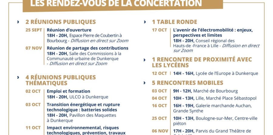 Concertation sur le projet de gigafactory