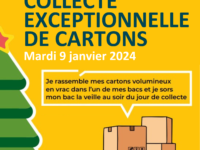 Collecte exceptionnelle de cartons