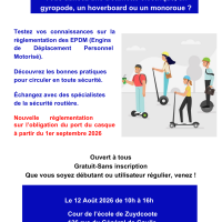 Action de sensibilisation à la sécurité routière